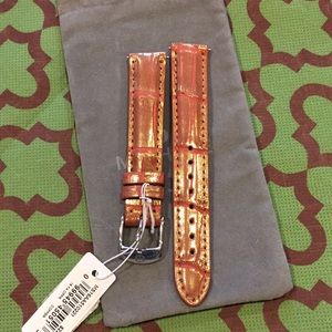 New authentic Michele watch strap 16mm alligator